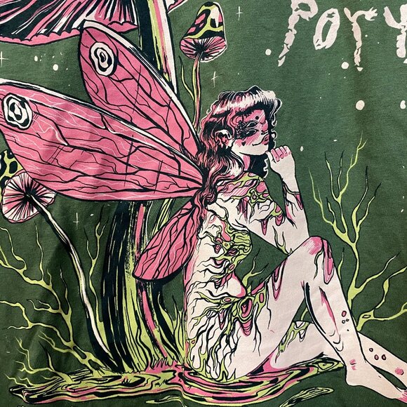 Melanie Martinez Portals Mushroom Pixie Electro-Pop Tee Large - Picture 4 of 4